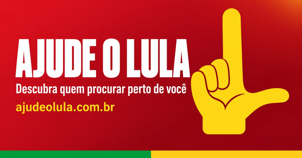 Imagem que acompanha o link: Ajude o Lula, descubra quem procurar perto de você